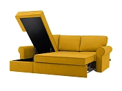 Фото №4 Угловой диван-кровать Murom, желтый