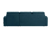 Фото №5 Угловой диван-кровать с оттоманкой и ёмкостью для хранения п4 Peterhof, зеленый