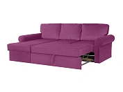 Фото №4 Угловой диван-кровать Murom, фиолетовый