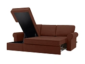Фото №4 Угловой диван-кровать Murom, коричневый