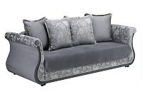 Фото Дарем стандарт диван-кровать велюр Талисман 13 жаккард Флора Грей 2
