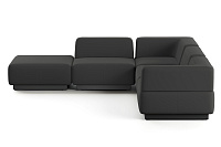 Фото №2 Сиб MOD8. угловой модульный диван Экокожа Блэк