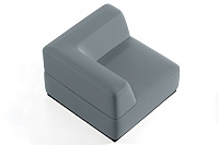 Фото №4 Сиб угол Экокожа Лайт Грей