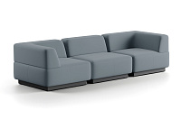 Фото №1 Сиб МОД4. модульный диван Экокожа Лайт Грей