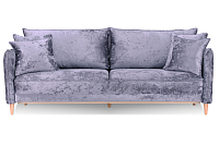 Фото №1 Йорк Премиум диван-кровать плюш Мадейра смоки