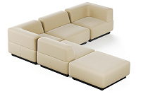 Фото №3 Сиб MOD8. угловой модульный диван Экокожа Санд