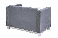 Фото Милано Комфорт двухместный диван замша Пандора грей 5