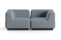 Фото №3 Сиб МОД3. модульный диван Экокожа Лайт Грей