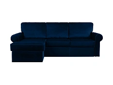 Угловой диван-кровать Murom, темно-синий