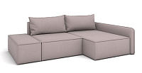 Фото №2 Лофт угловой диван с банкеткой Romano mocca