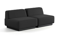 Фото №1 Сиб MOD1. модульный диван Экокожа Блэк