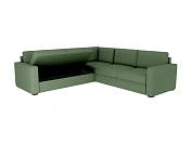 Фото №3 Угловой диван с ёмкостями для хранения п3 Peterhof, зеленый