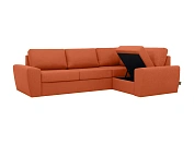 Фото №5 Угловой диван-кровать п5 Peterhof, оранжевый