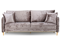 Фото Йорк Премиум диван-кровать плюш Мадейра кофе 1