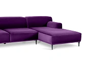 Фото №4 Угловой диван Portofino, фиолетовый