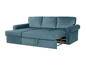 Фото №4 Угловой диван-кровать Murom, голубой