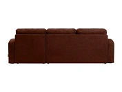 Фото №5 Угловой диван с оттоманкой и ёмкостью для хранения п4 Peterhof, коричневый