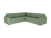 Фото №2 Угловой диван с ёмкостями для хранения п3 Peterhof, зеленый