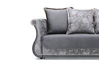 Фото Дарем стандарт диван-кровать велюр Талисман 13 жаккард Флора Грей 1