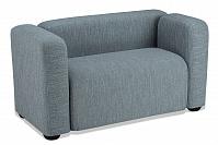 Фото Квадрато двухместный диван рогожка Орион Мист 5