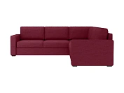 Фото №1 Угловой диван-кровать с ёмкостями для хранения п3 Peterhof, красный