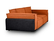 Фото №4 Диван-кровать Asti, оранжевый, коричневый