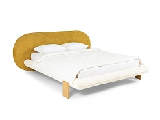 Кровать Softbay, белый, желтый