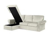 Фото №5 Угловой диван-кровать Murom, белый