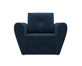 Фото №2 Кресло-кровать Квартет Велюр Темно-синий Luna 034