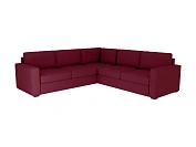 Фото №2 Угловой диван-кровать с ёмкостями для хранения п3 Peterhof, красный