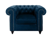 Фото №1 Кресло Chester Classic, темно-синий