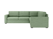Фото №1 Угловой диван с ёмкостями для хранения п3 Peterhof, зеленый