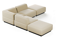 Фото №4 Сиб МОД5. угловой модульный диван Экокожа Санд