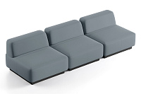 Фото №3 Сиб MOD2. модульный диван Экокожа Лайт Грей