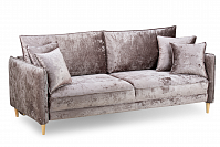 Фото Йорк Премиум диван-кровать плюш Мадейра кофе 3