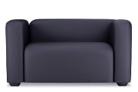 Фото №1 Квадрато двухместный диван экокожа Санторини блэк