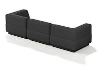 Фото №5 Сиб МОД4. модульный диван Экокожа Блэк