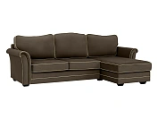 Фото №2 Угловой диван-кровать Sydney угловой правый, коричневый