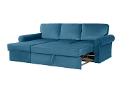 Фото №4 Угловой диван-кровать Murom, синий