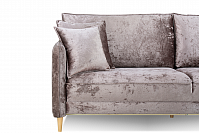 Йорк Премиум диван-кровать плюш Мадейра кофе