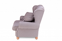 Фото №2 Ланкастер двухместный диван-кровать рогожка Аполло мокка