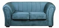 Фото №5 Бруклин Премиум двухместный диван замша Аврора Атлантик
