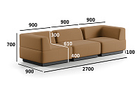 Фото №2 Сиб МОД4. модульный диван Экокожа Фокс