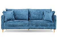 Фото №1 Йорк Премиум диван-кровать плюш Мадейра блю