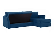Фото №4 Угловой диван с оттоманкой и ёмкостью для хранения п1 Peterhof, синий