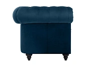 Фото №3 Кресло Chester Classic, темно-синий