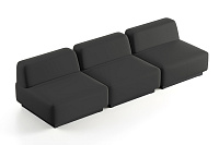 Фото №3 Сиб MOD2. модульный диван Экокожа Блэк