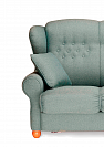 Фото Ланкастер двухместный диван-кровать рогожка Аполло минт 3