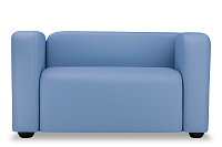 Фото №1 Квадрато двухместный диван экокожа Санторини Блю