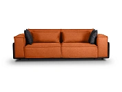 Фото №2 Диван-кровать Asti, оранжевый, коричневый